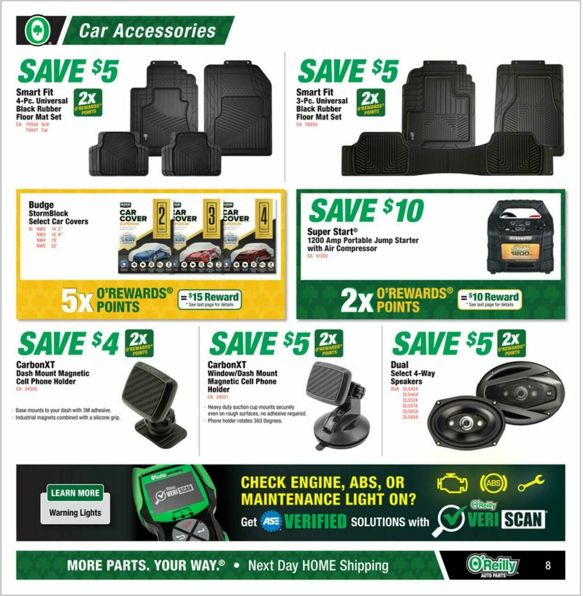 O'Reilly Auto Parts Weekly Ad from August 26