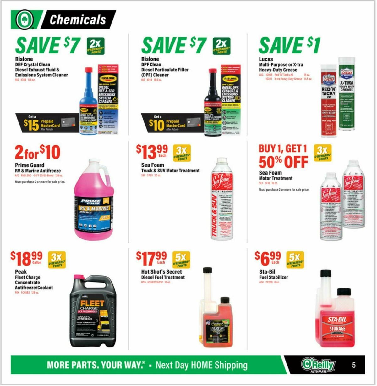 O'Reilly Auto Parts Weekly Ad from September 30