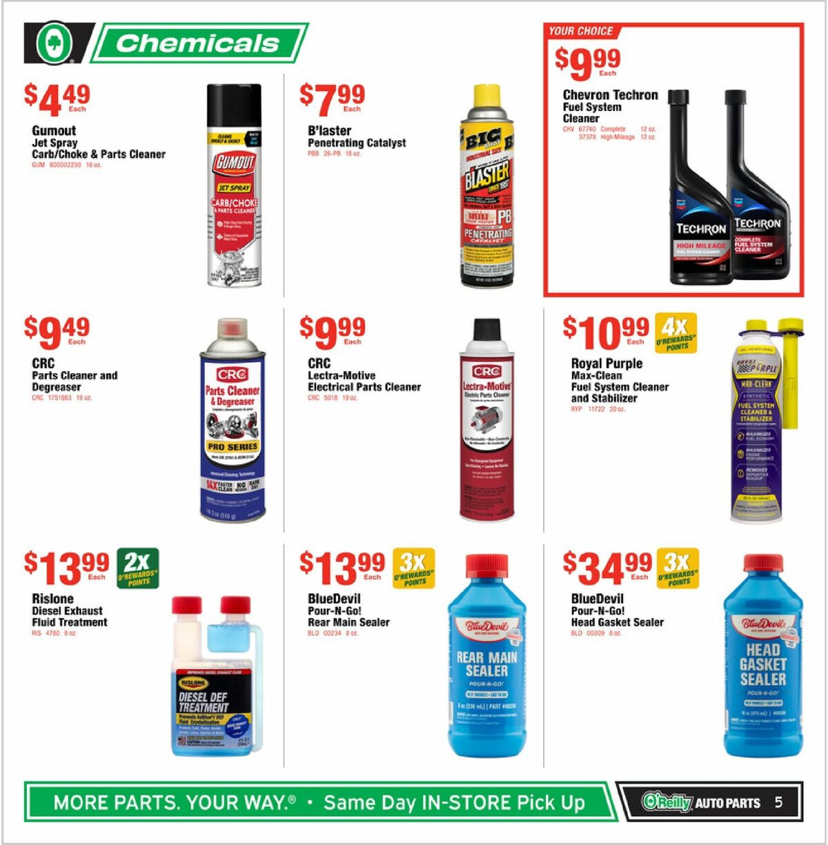 O'Reilly Auto Parts Weekly Ad from October 28