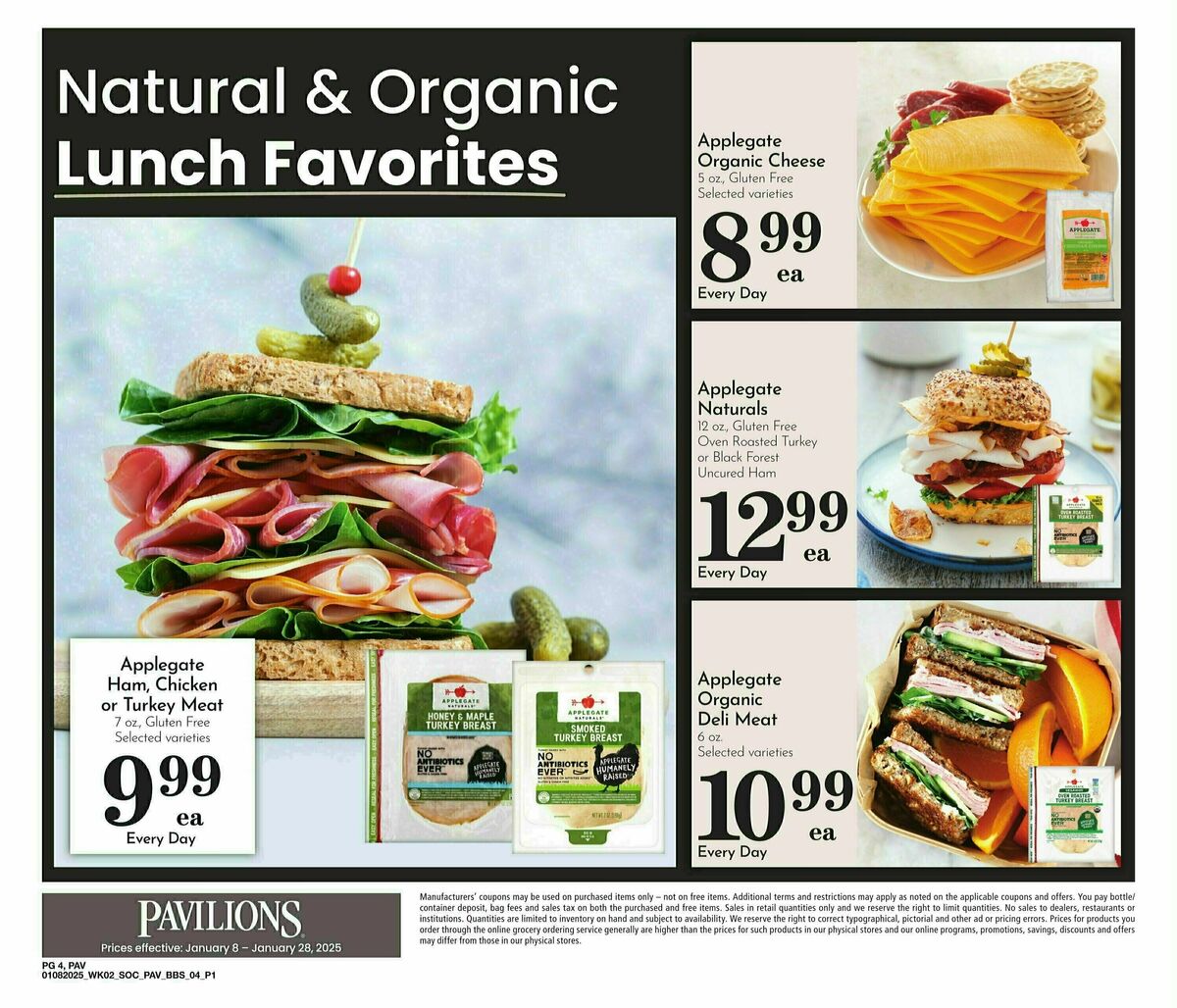 Pavilions Weekly Ad from January 8