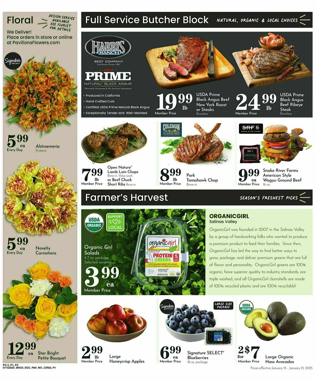 Pavilions Weekly Ad from January 15