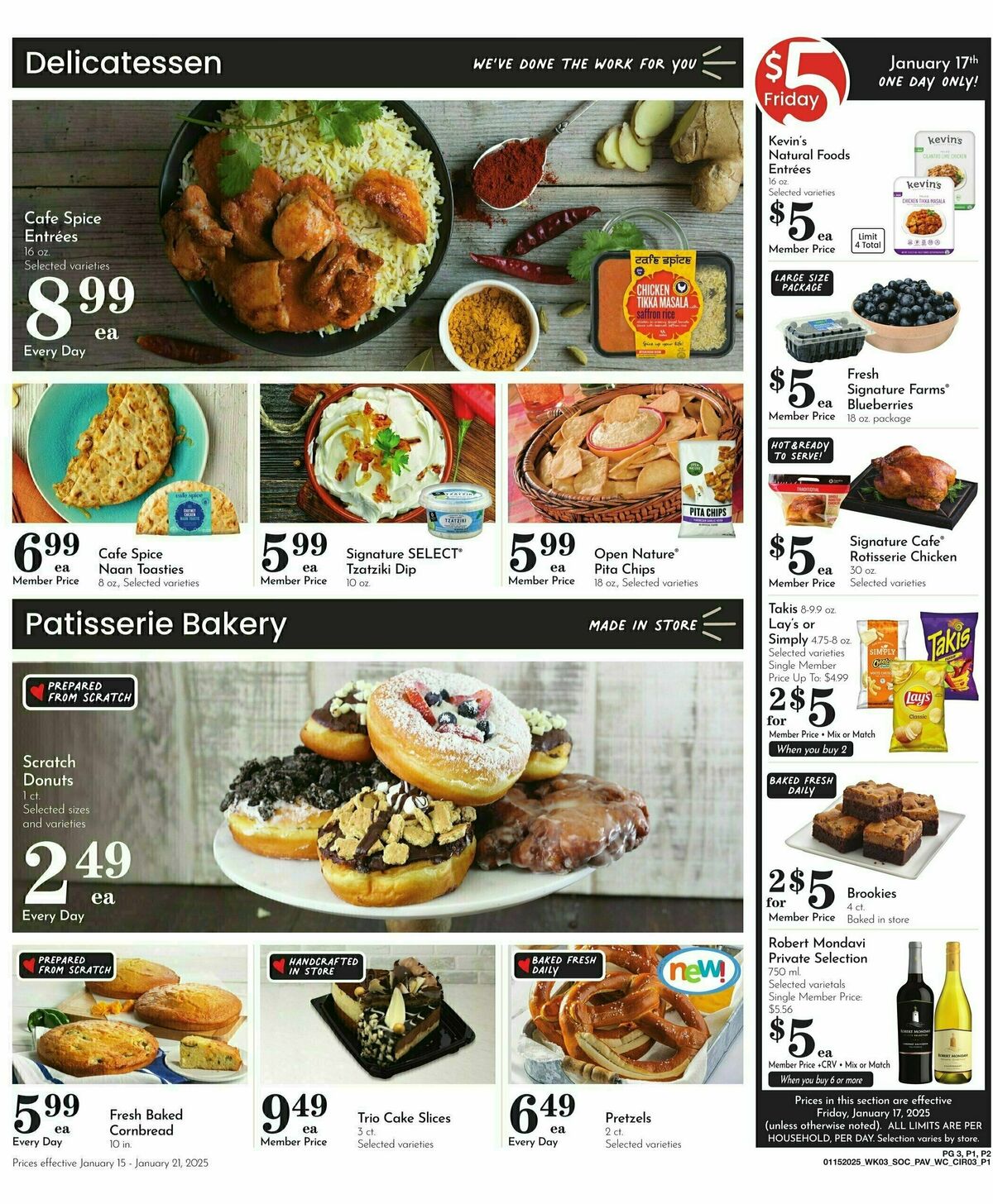 Pavilions Weekly Ad from January 15