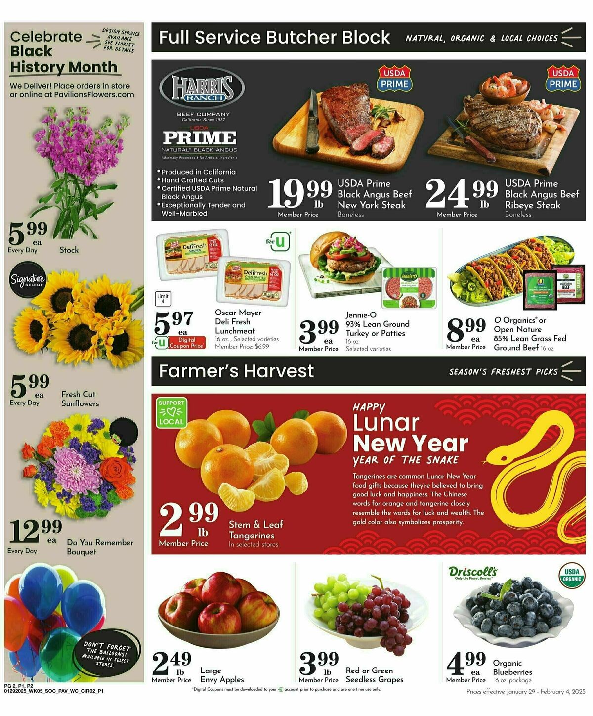Pavilions Weekly Ad from January 29