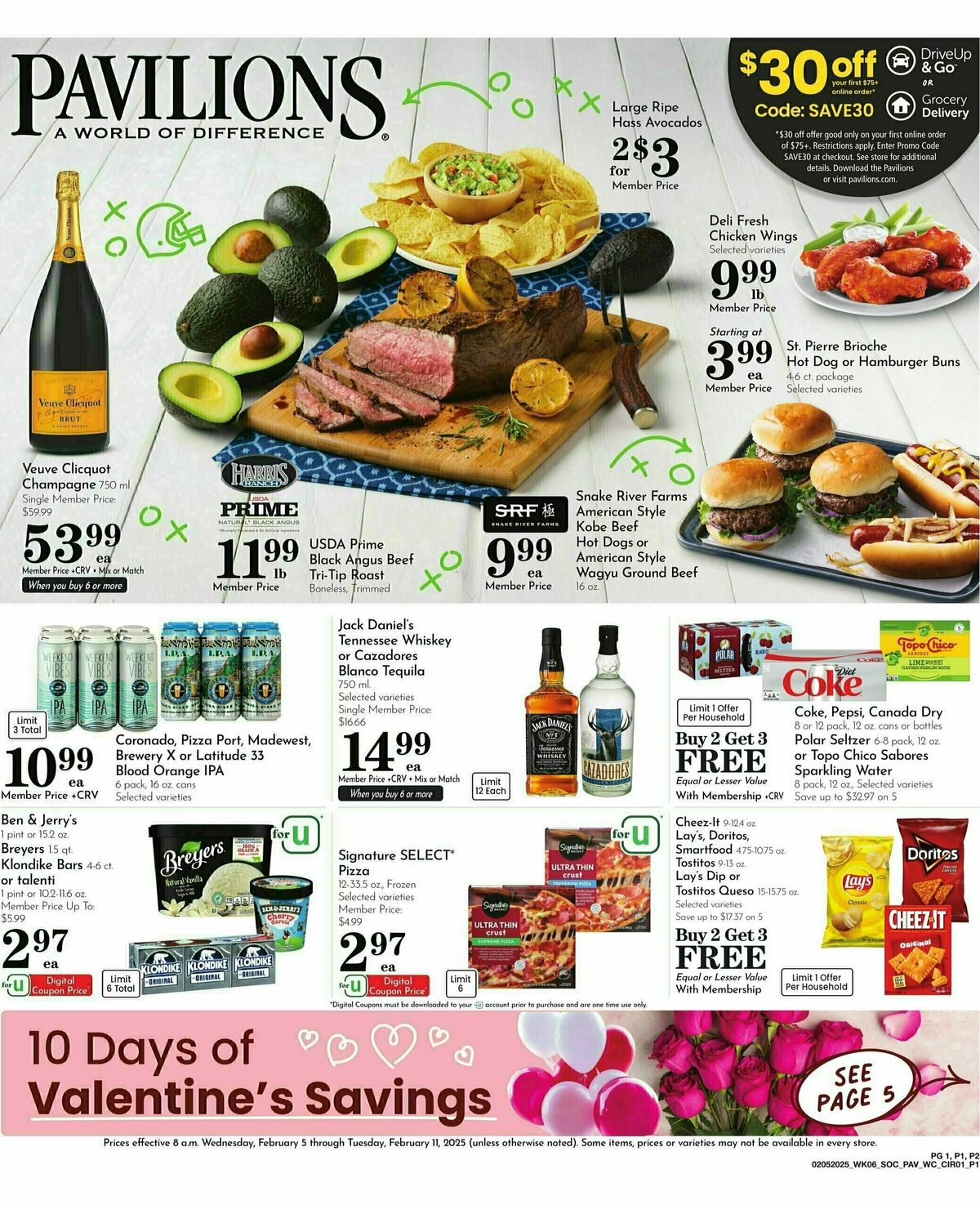 Pavilions Weekly Ad from February 5