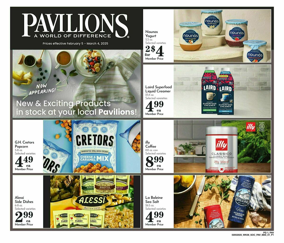 Pavilions Weekly Ad from February 5