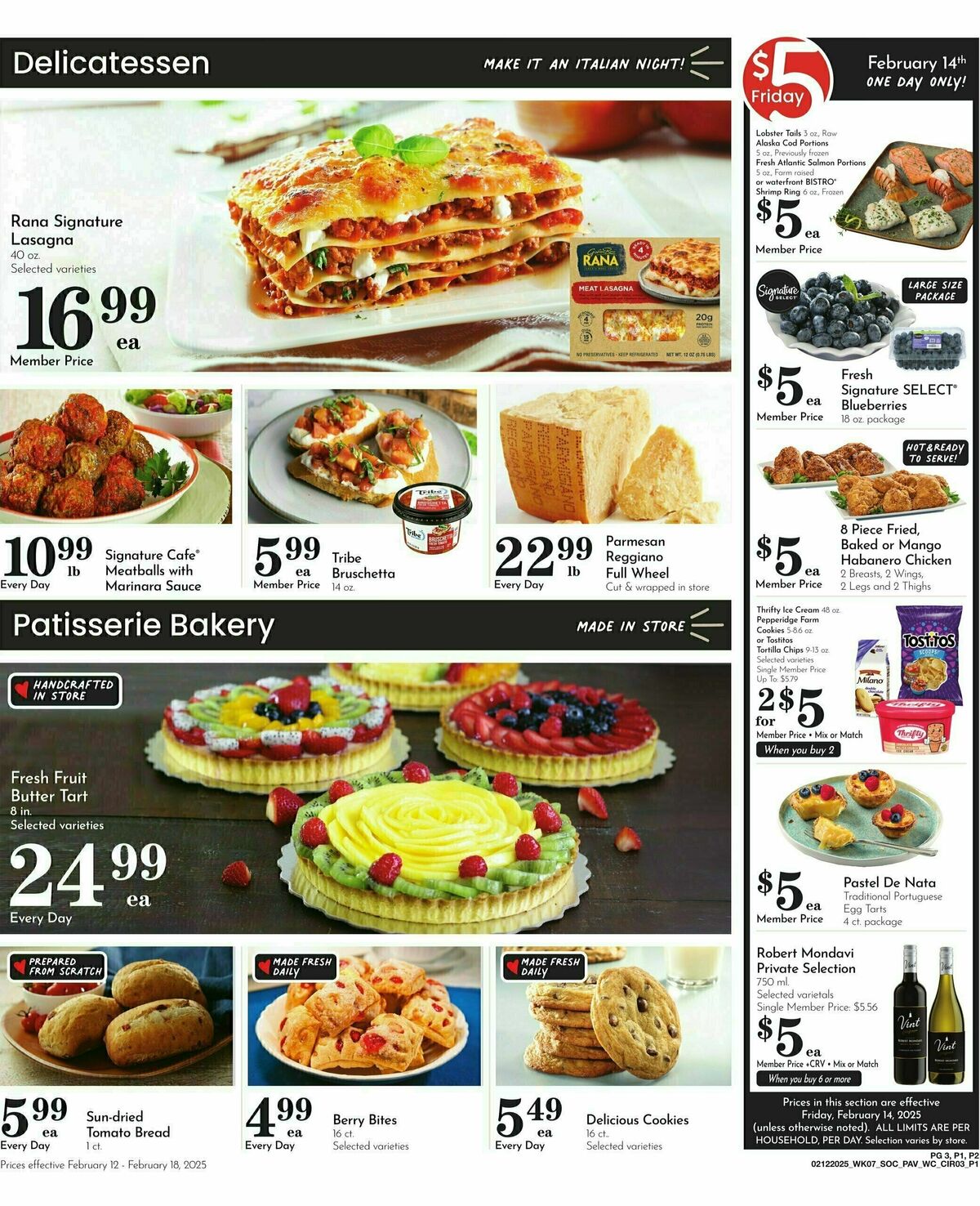 Pavilions Weekly Ad from February 12