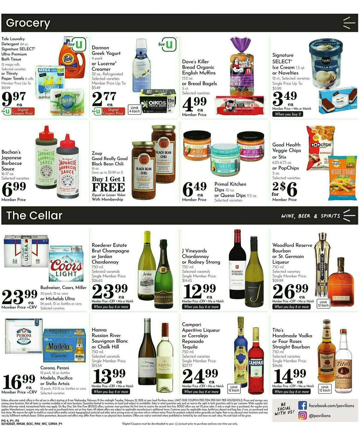 Pavilions Weekly Ad from February 19