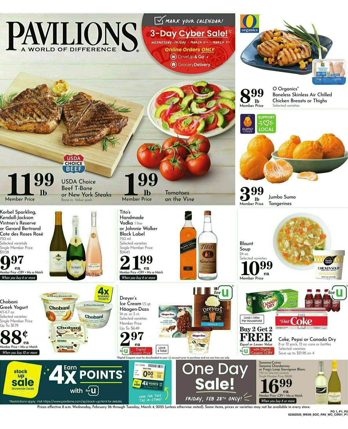 Pavilions Weekly Ad from February 26