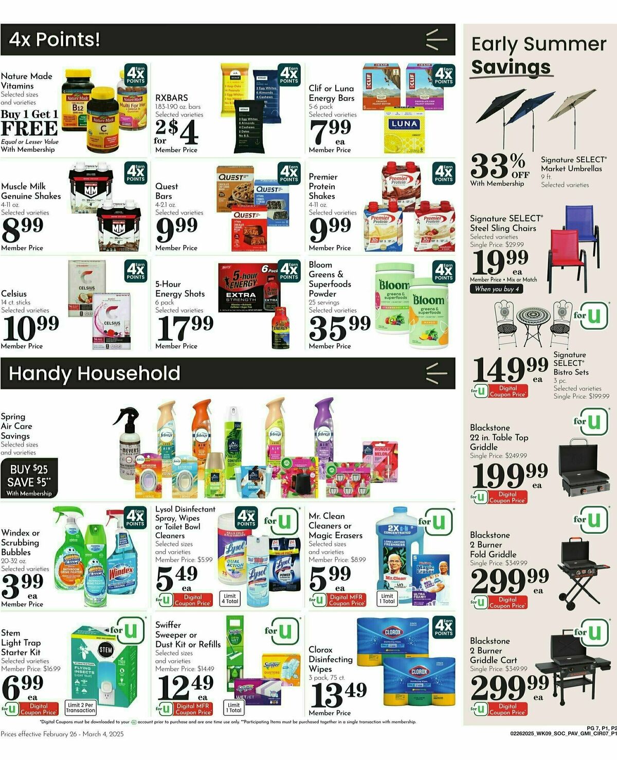 Pavilions Weekly Ad from February 26