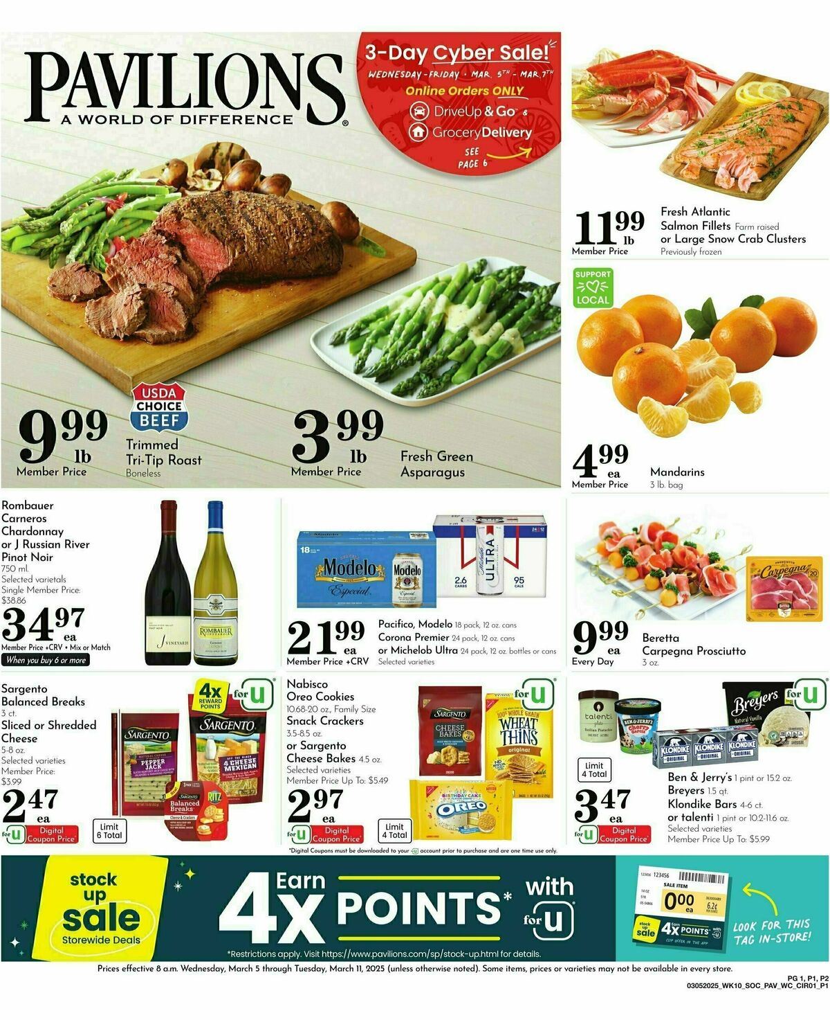 Pavilions Weekly Ad from March 5