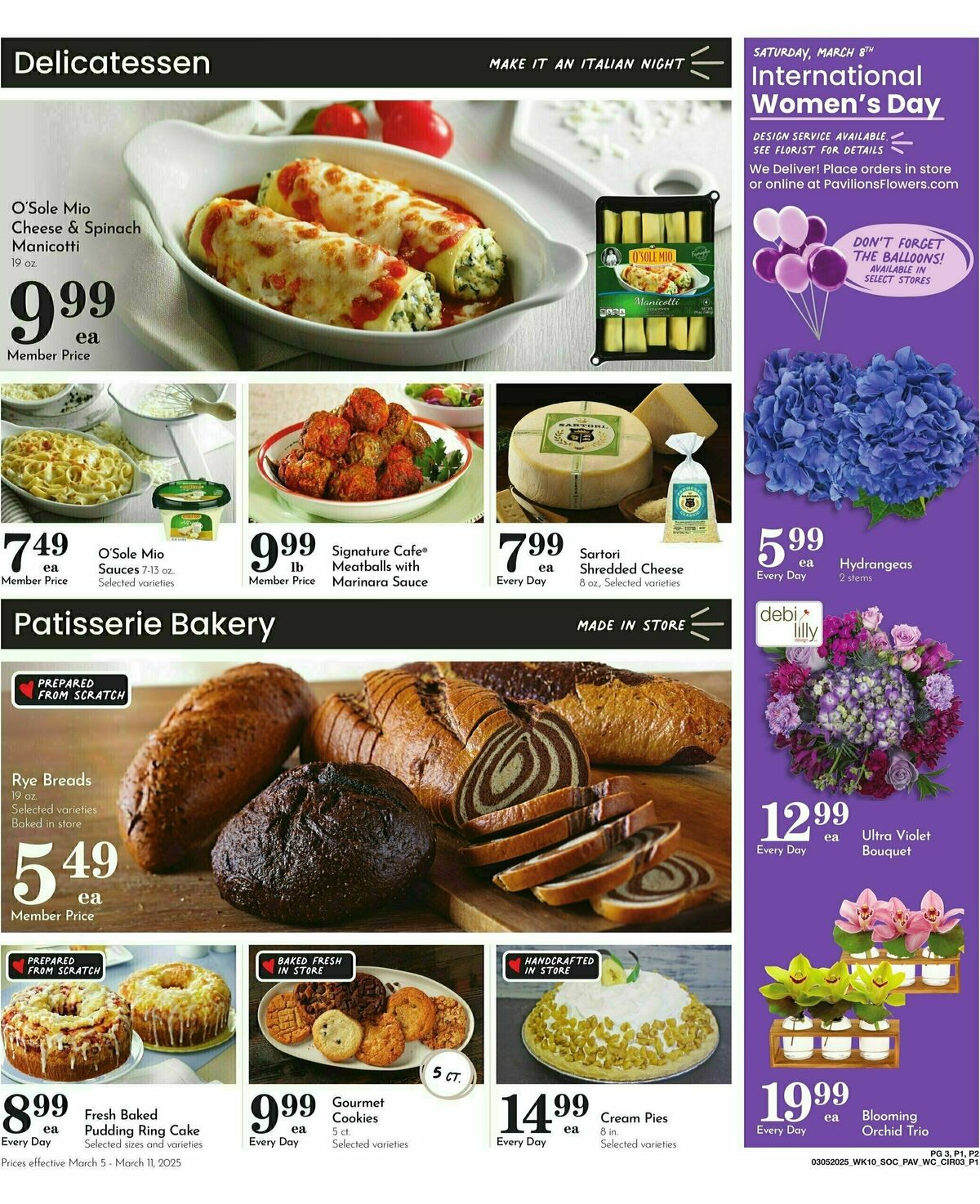 Pavilions Weekly Ad from March 5