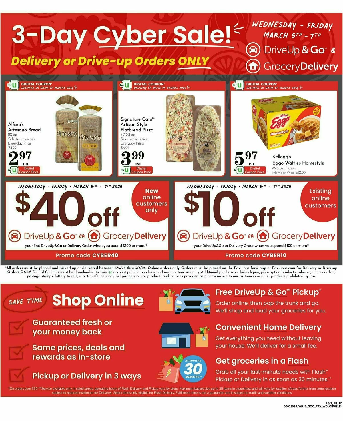 Pavilions Weekly Ad from March 5