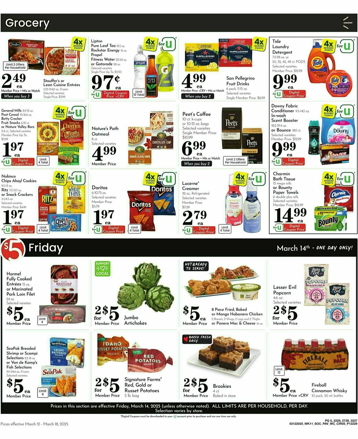 Pavilions Weekly Ad from March 12