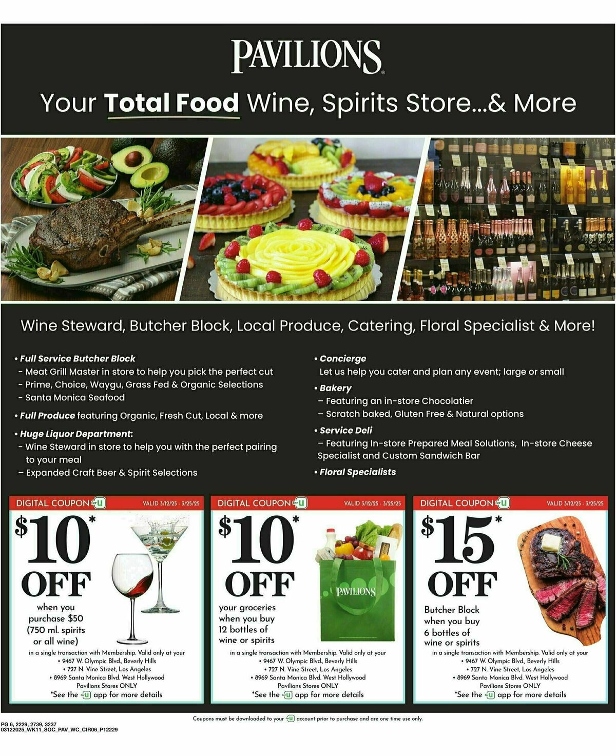 Pavilions Weekly Ad from March 12