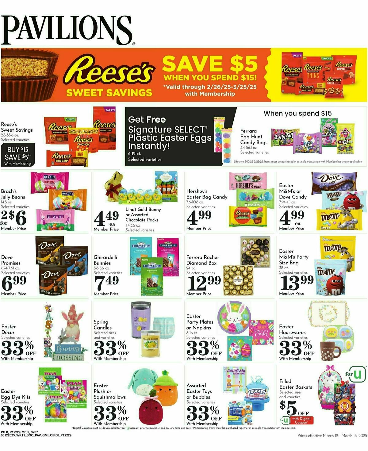 Pavilions Weekly Ad from March 12