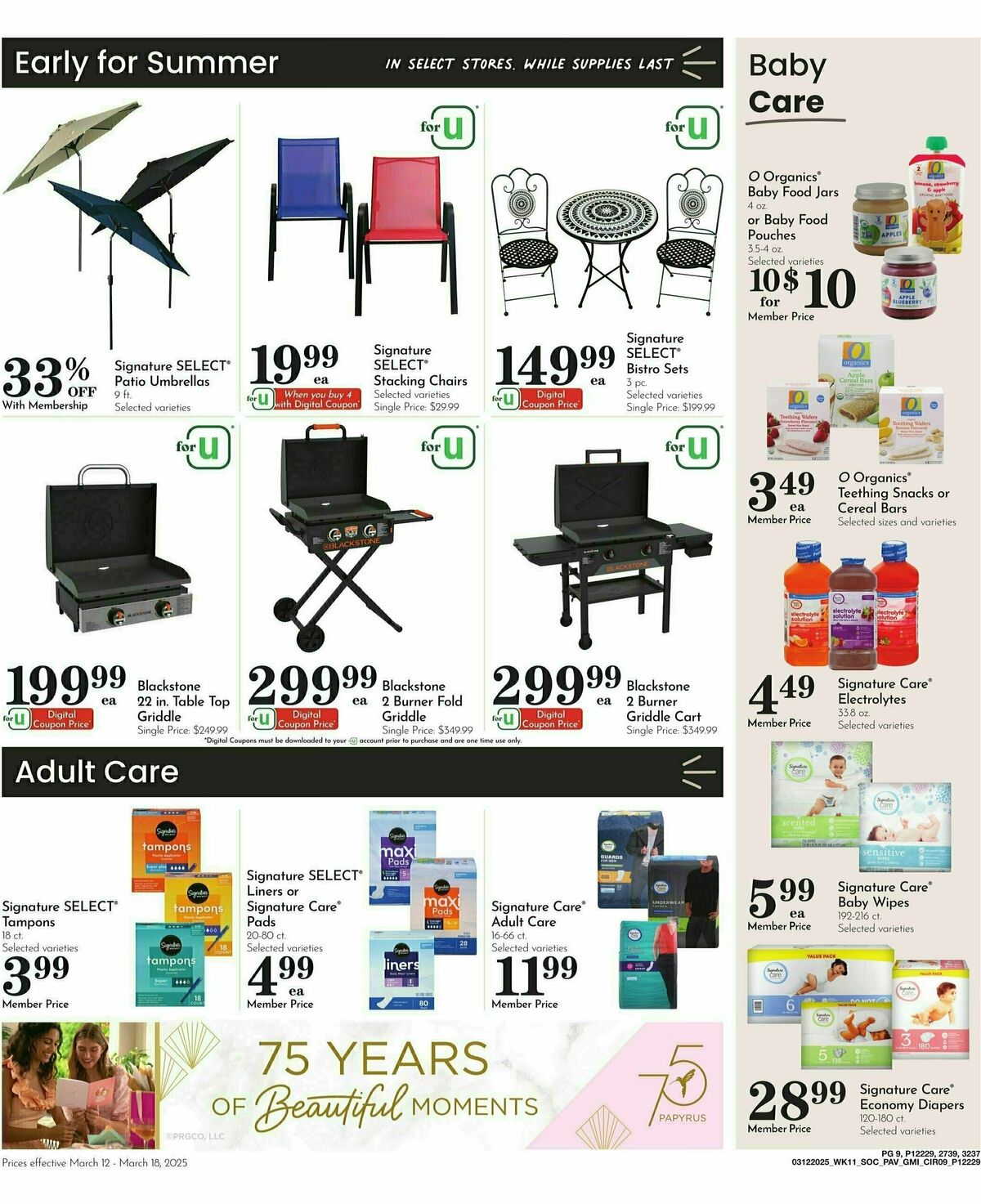 Pavilions Weekly Ad from March 12