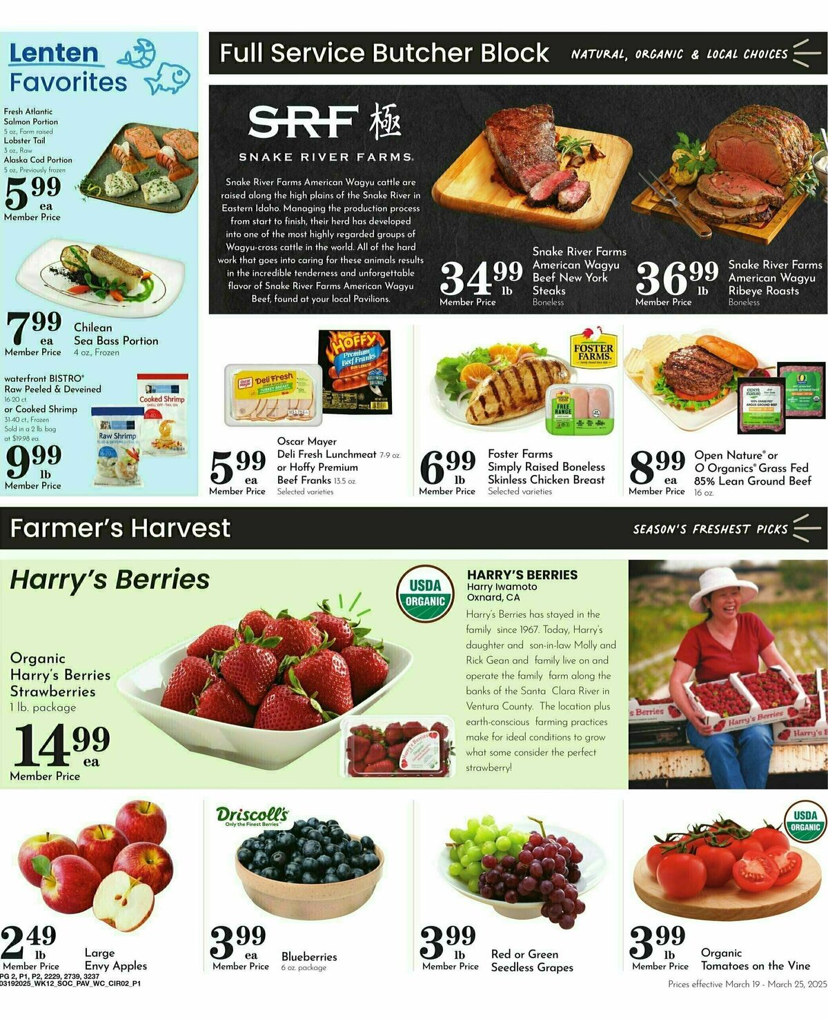 Pavilions Weekly Ad from March 19