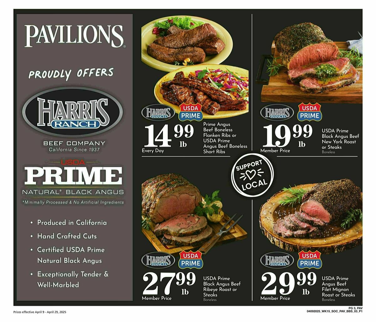 Pavilions Big Book of Savings Weekly Ad from April 9
