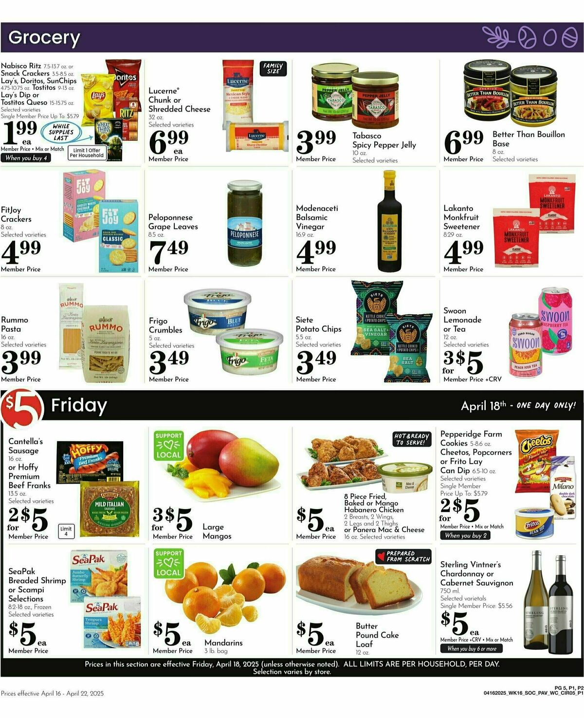 Pavilions Weekly Ad from April 16