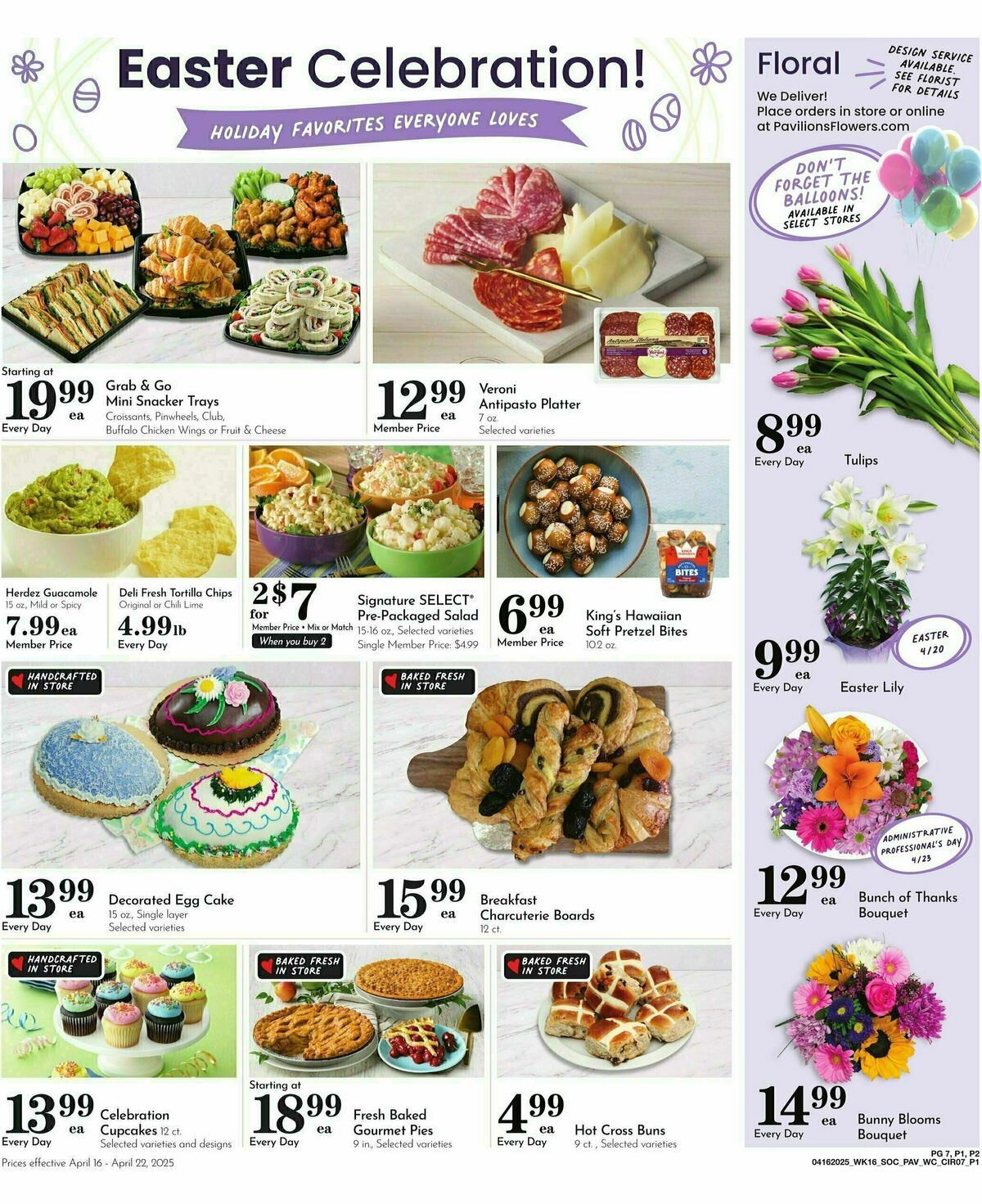 Pavilions Weekly Ad from April 16