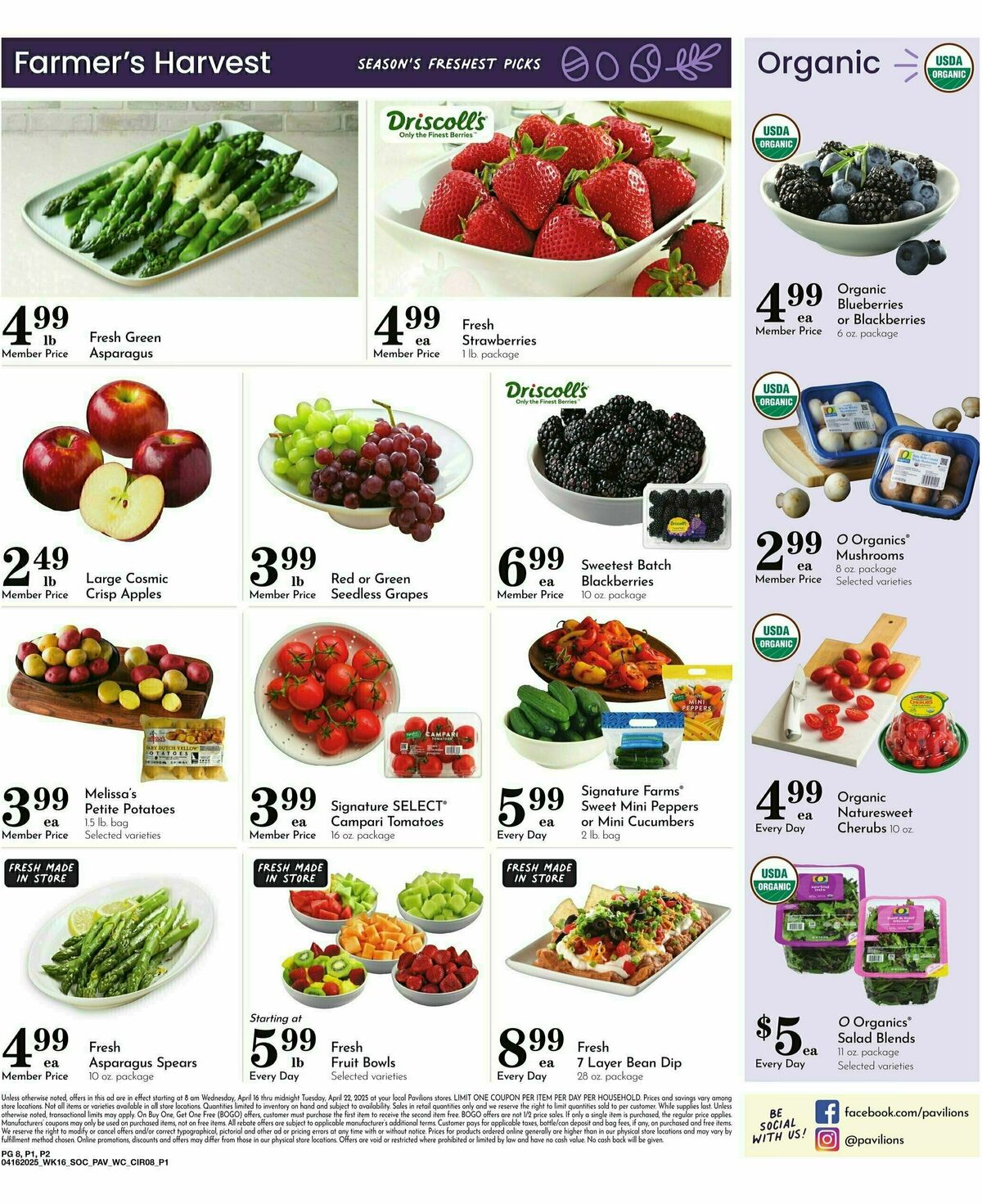 Pavilions Weekly Ad from April 16
