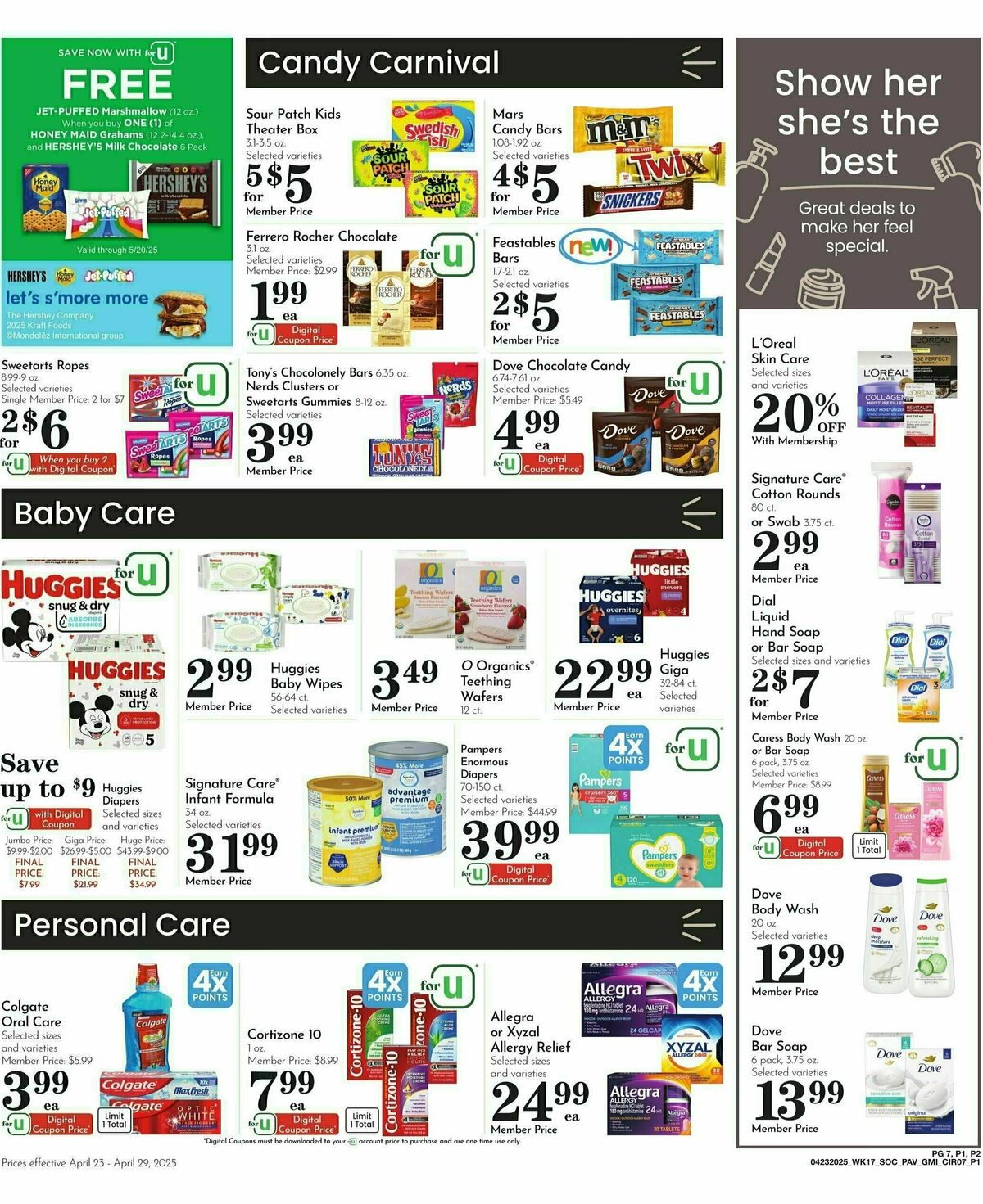 Pavilions Weekly Ad from April 23