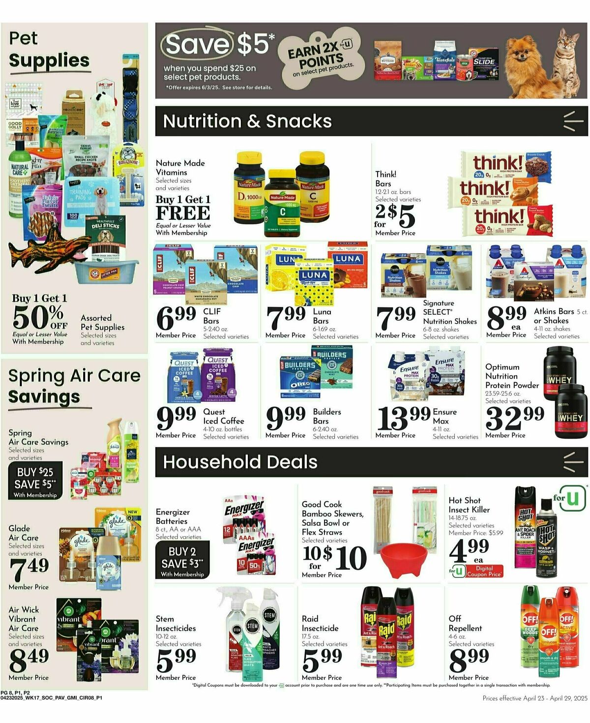 Pavilions Weekly Ad from April 23
