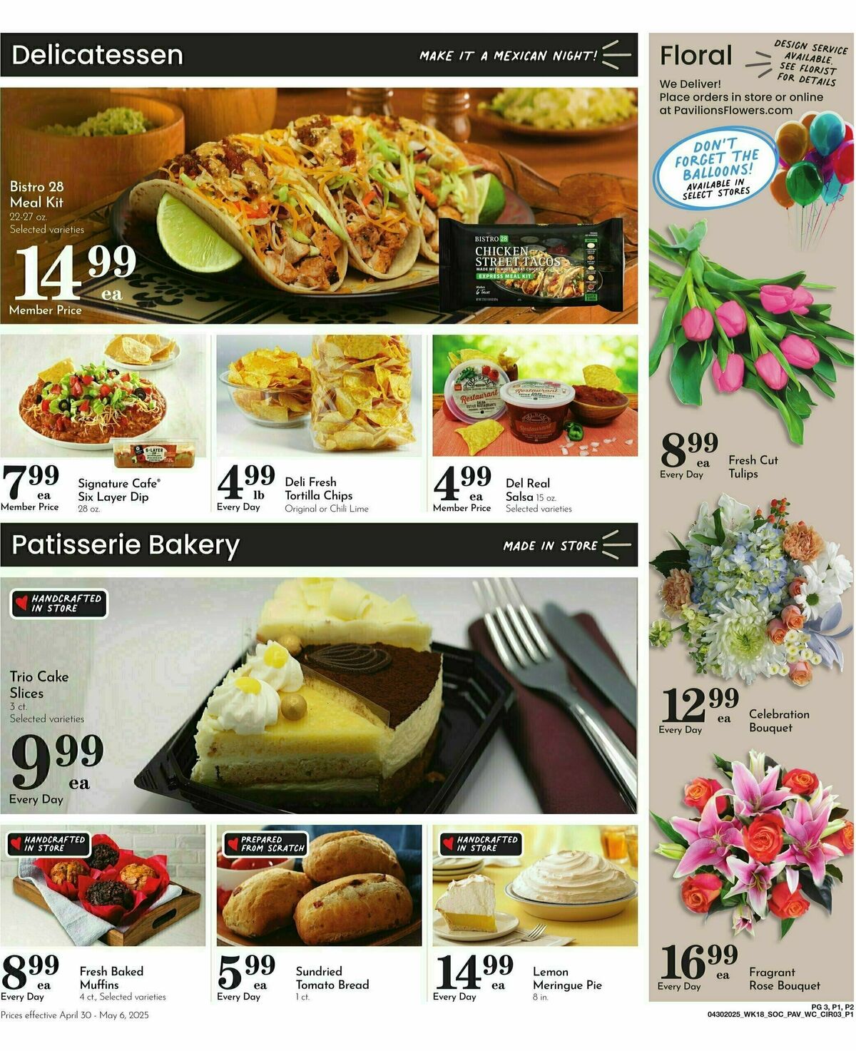 Pavilions Weekly Ad from April 30