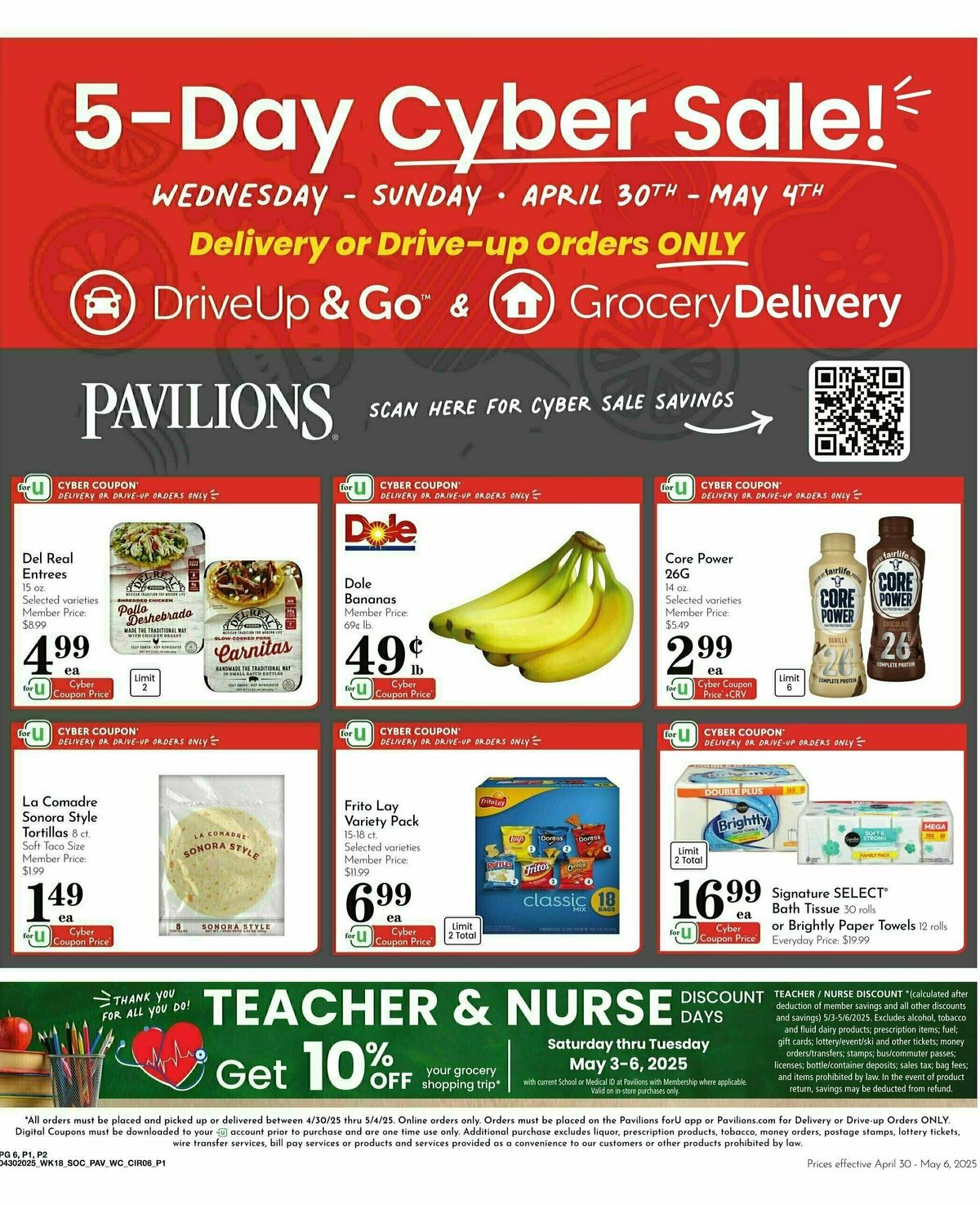 Pavilions Weekly Ad from April 30
