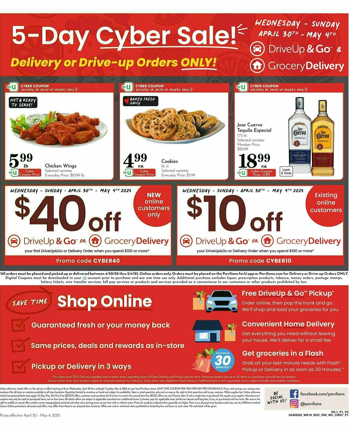 Pavilions Weekly Ad from April 30