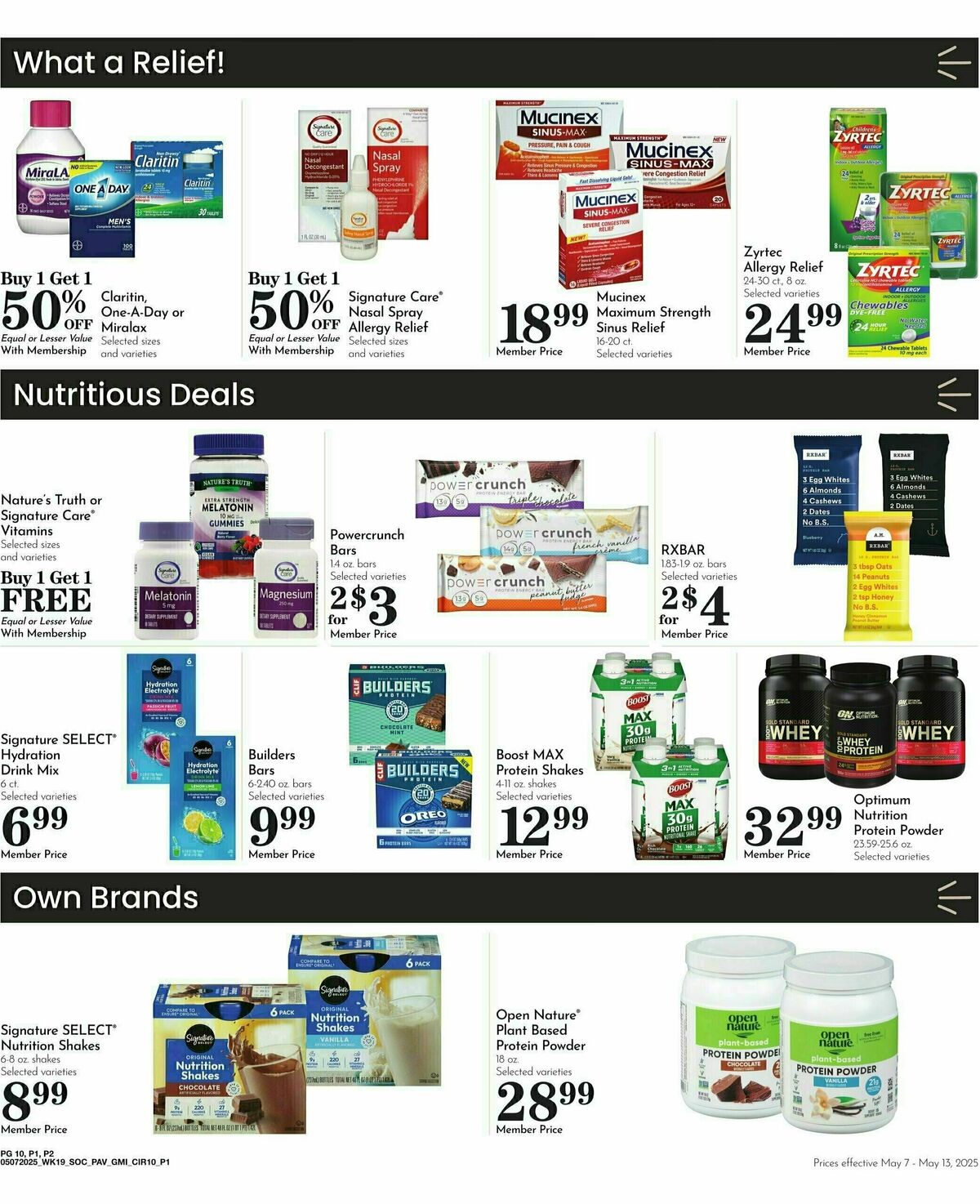 Pavilions Weekly Ad from May 7
