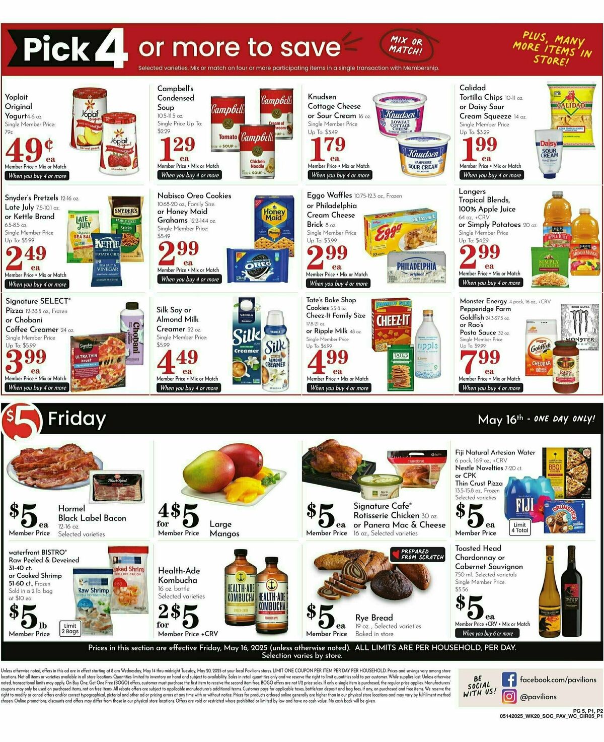 Pavilions Weekly Ad from May 14
