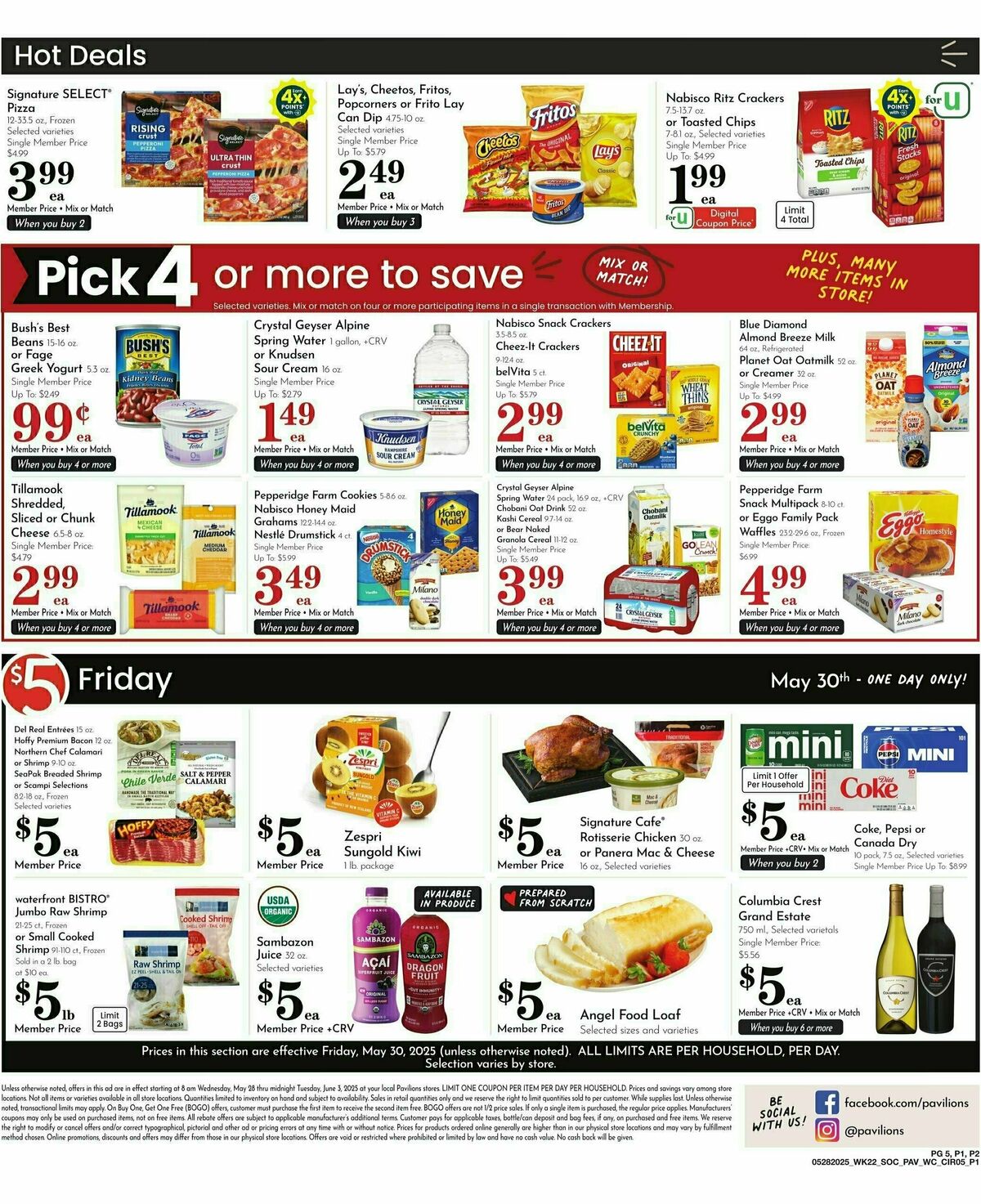 Pavilions Weekly Ad from May 28