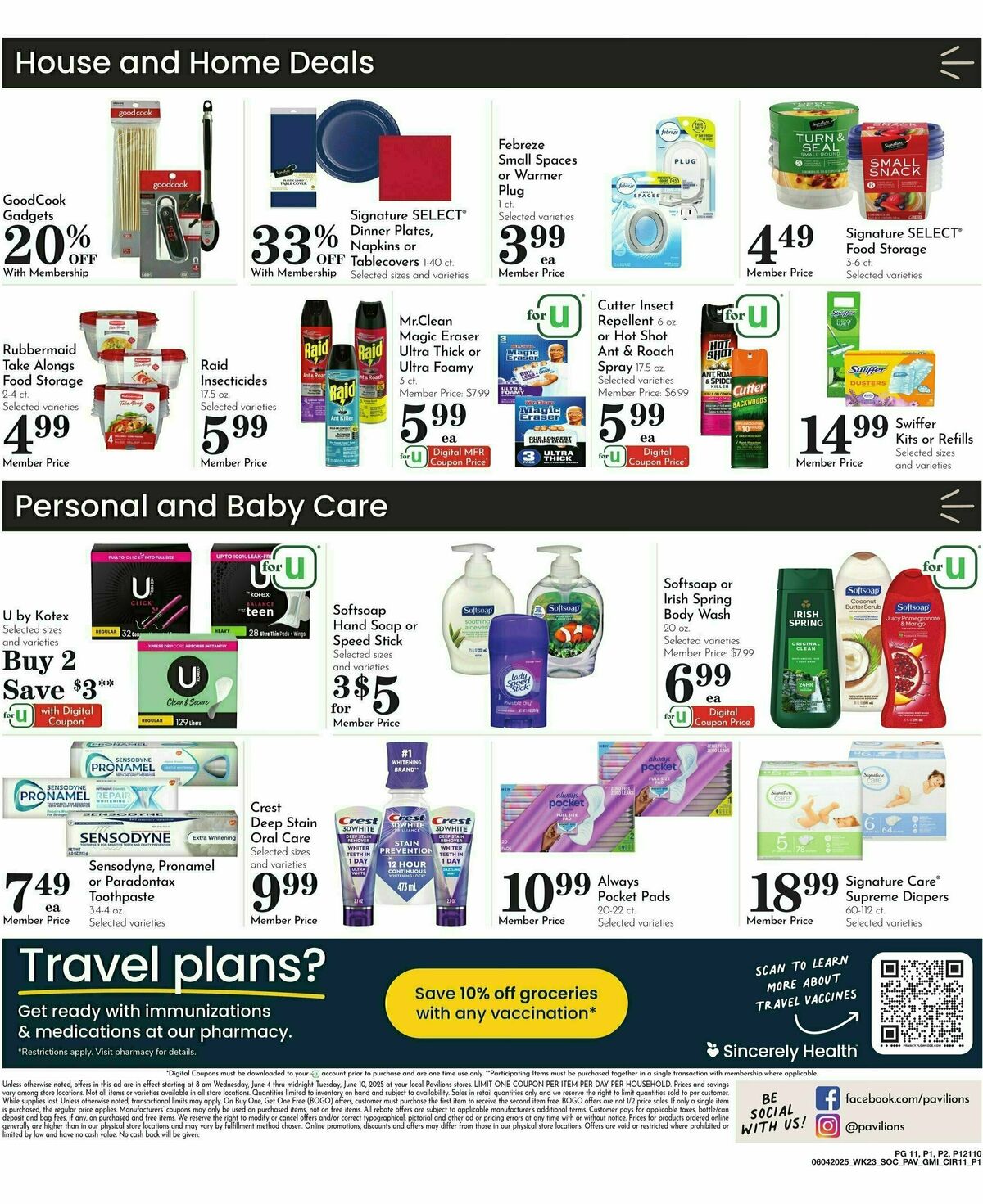 Pavilions Weekly Ad from June 4