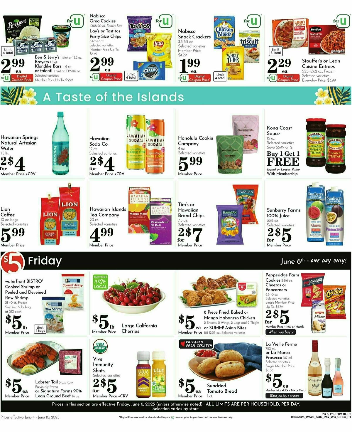 Pavilions Weekly Ad from June 4