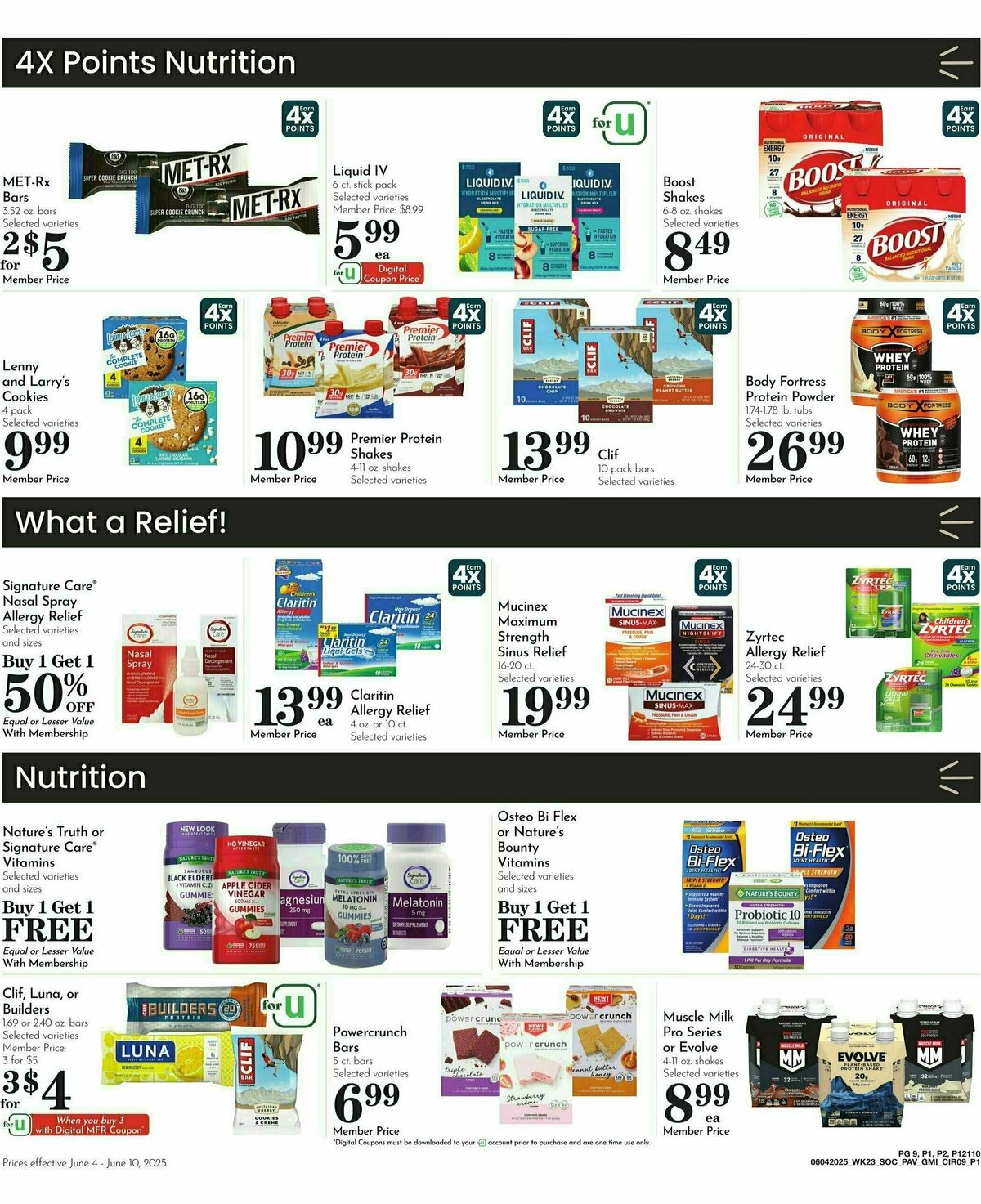 Pavilions Weekly Ad from June 4