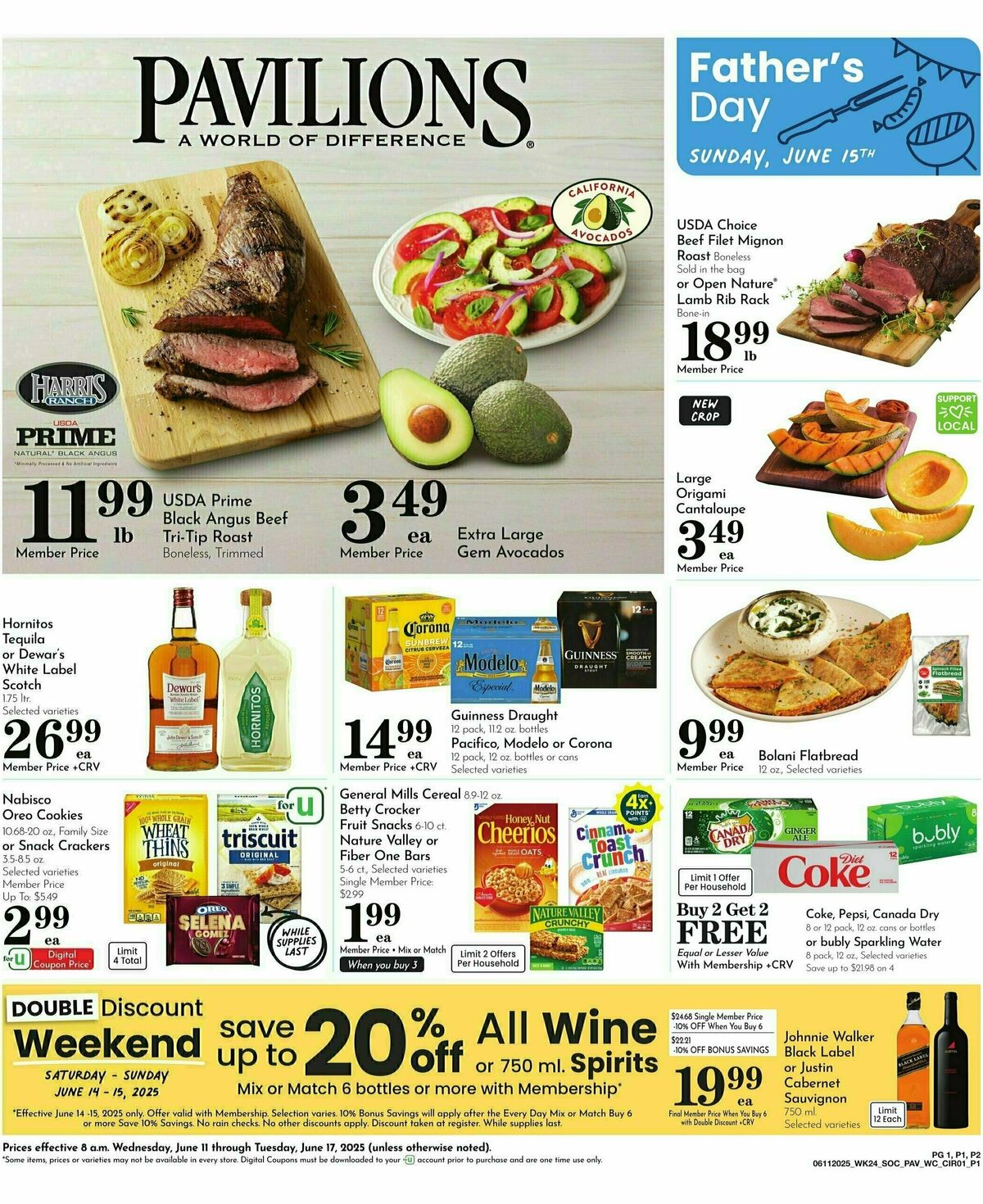 Pavilions Weekly Ad from June 11