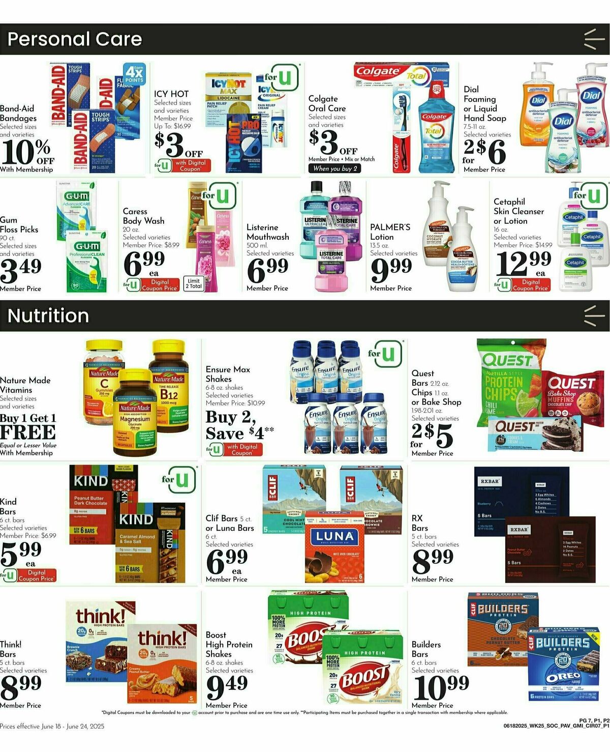 Pavilions Weekly Ad from June 18