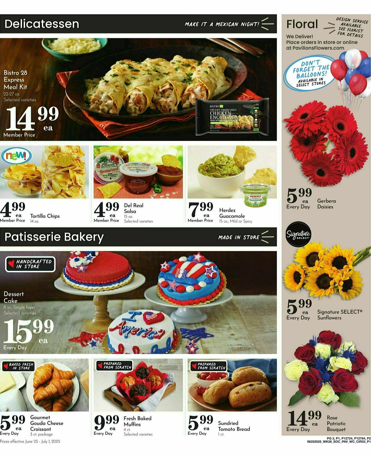 Pavilions Weekly Ad from June 25