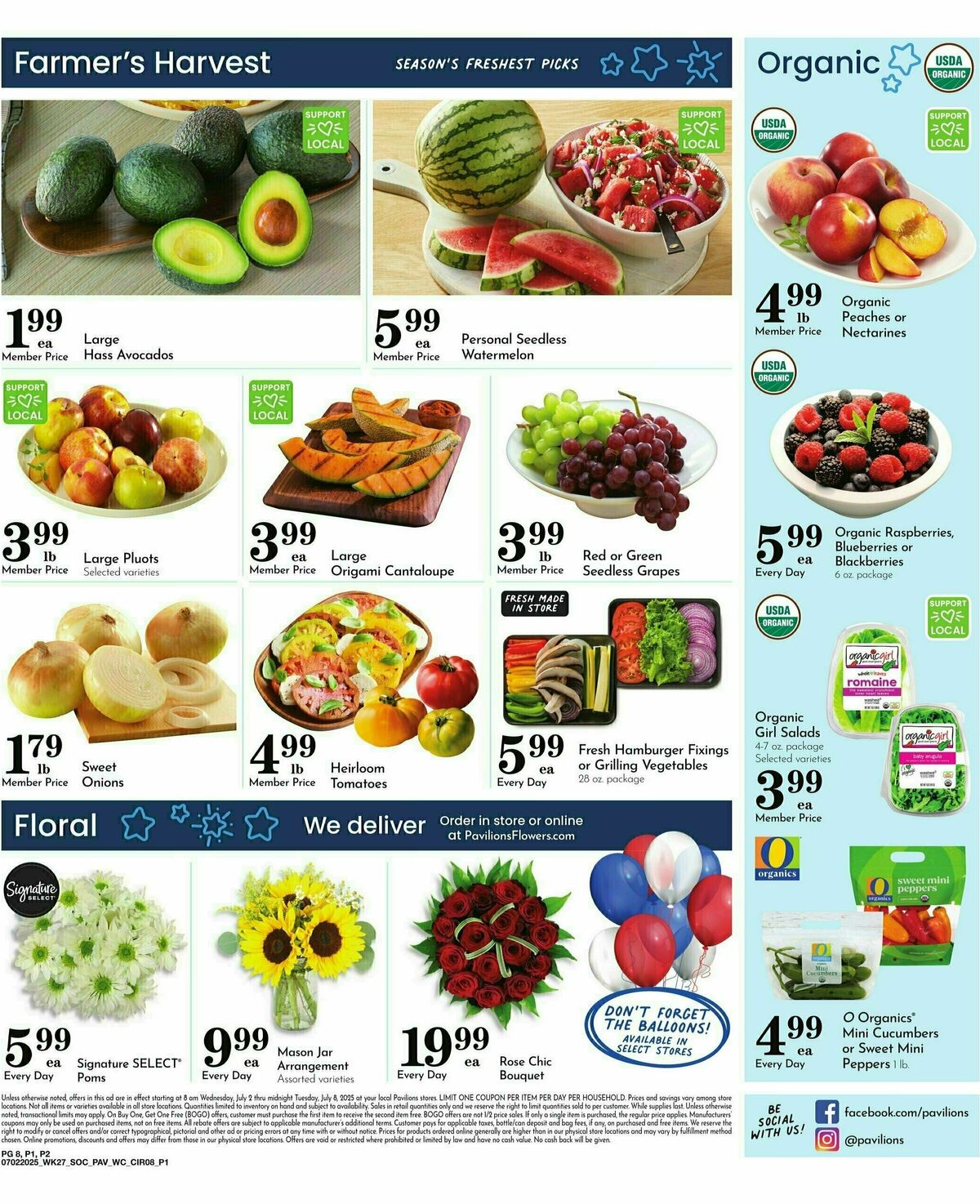 Pavilions Weekly Ad from July 2