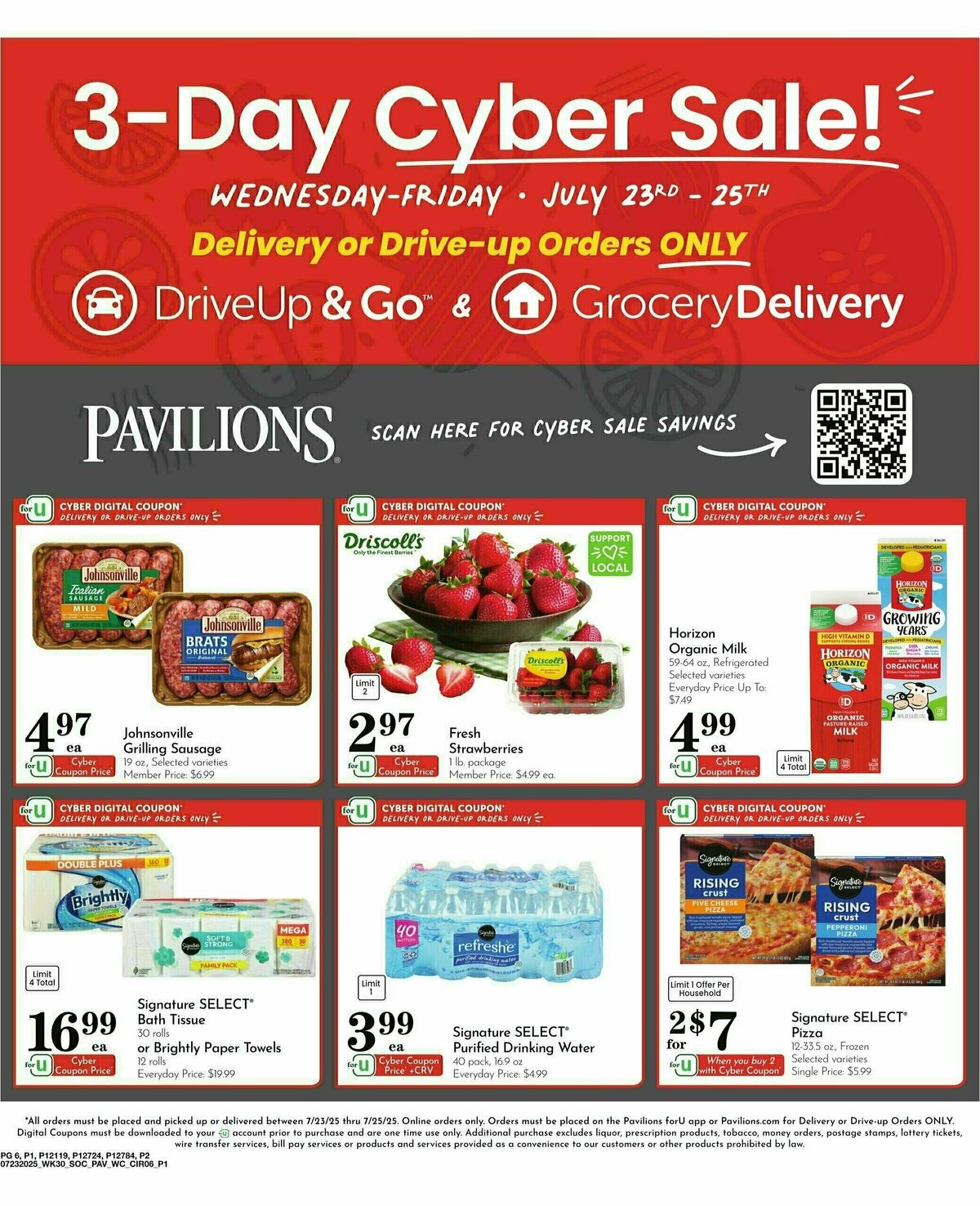 Pavilions Weekly Ad from July 23
