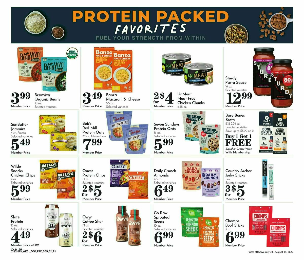 Pavilions Big Book of Savings Weekly Ad from July 30