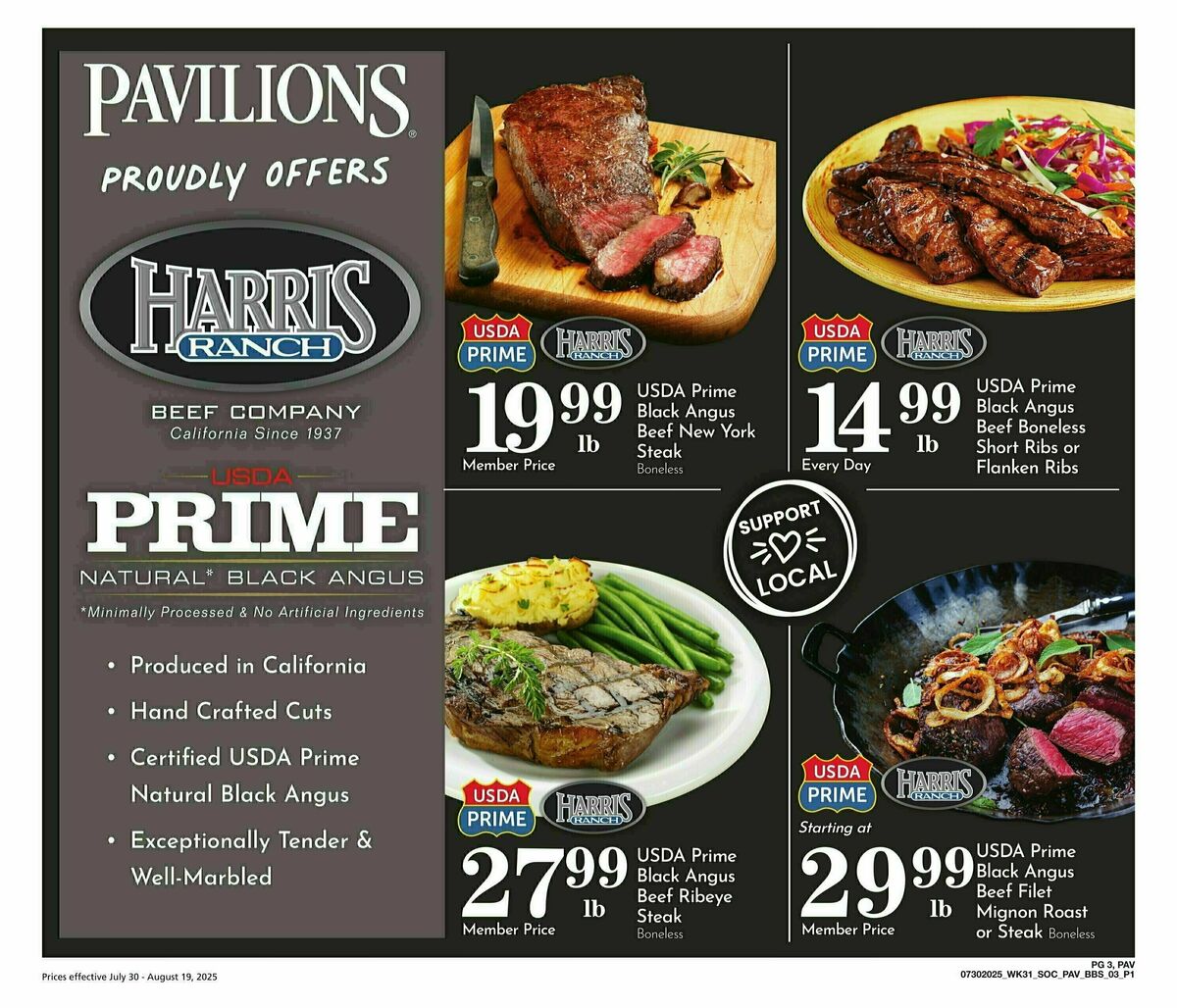Pavilions Big Book of Savings Weekly Ad from July 30