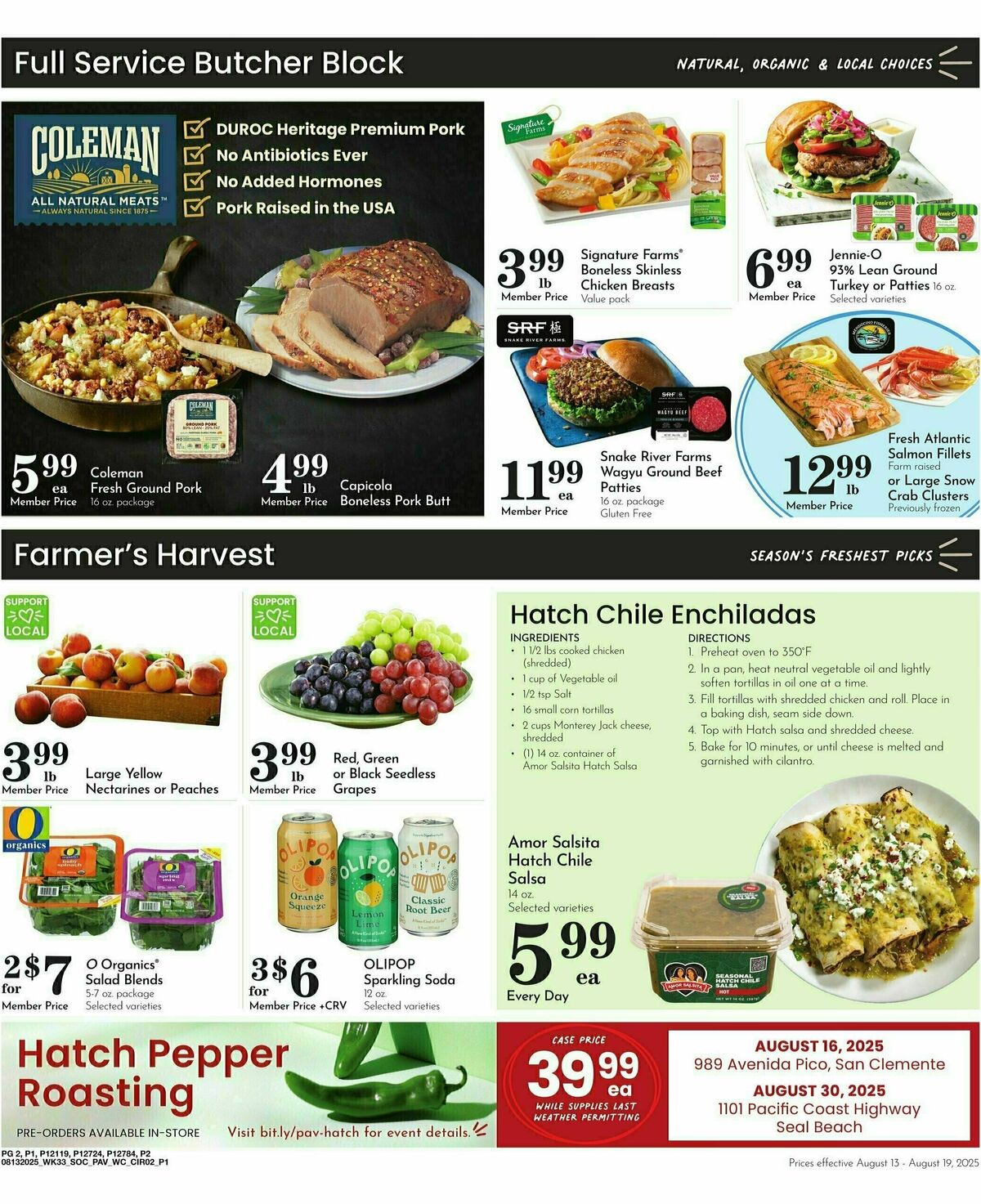 Pavilions Weekly Ad from August 13