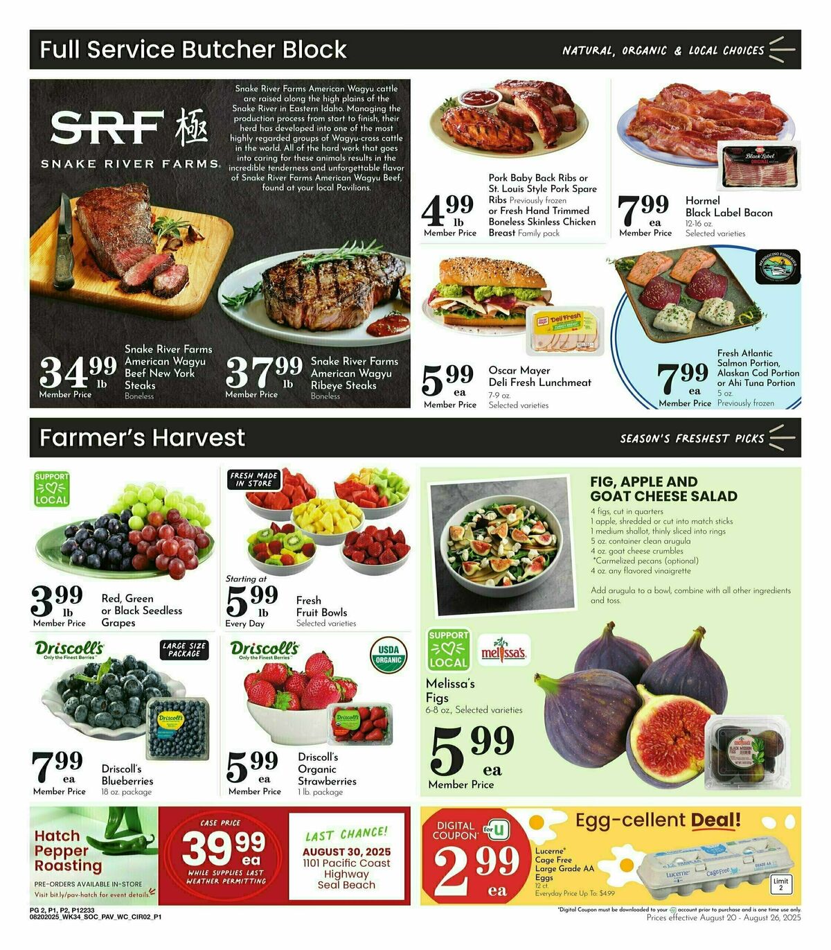 Pavilions Weekly Ad from August 20