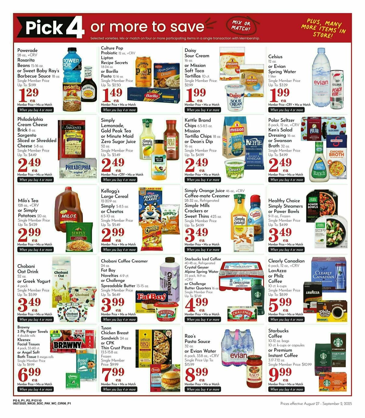 Pavilions Weekly Ad from August 27