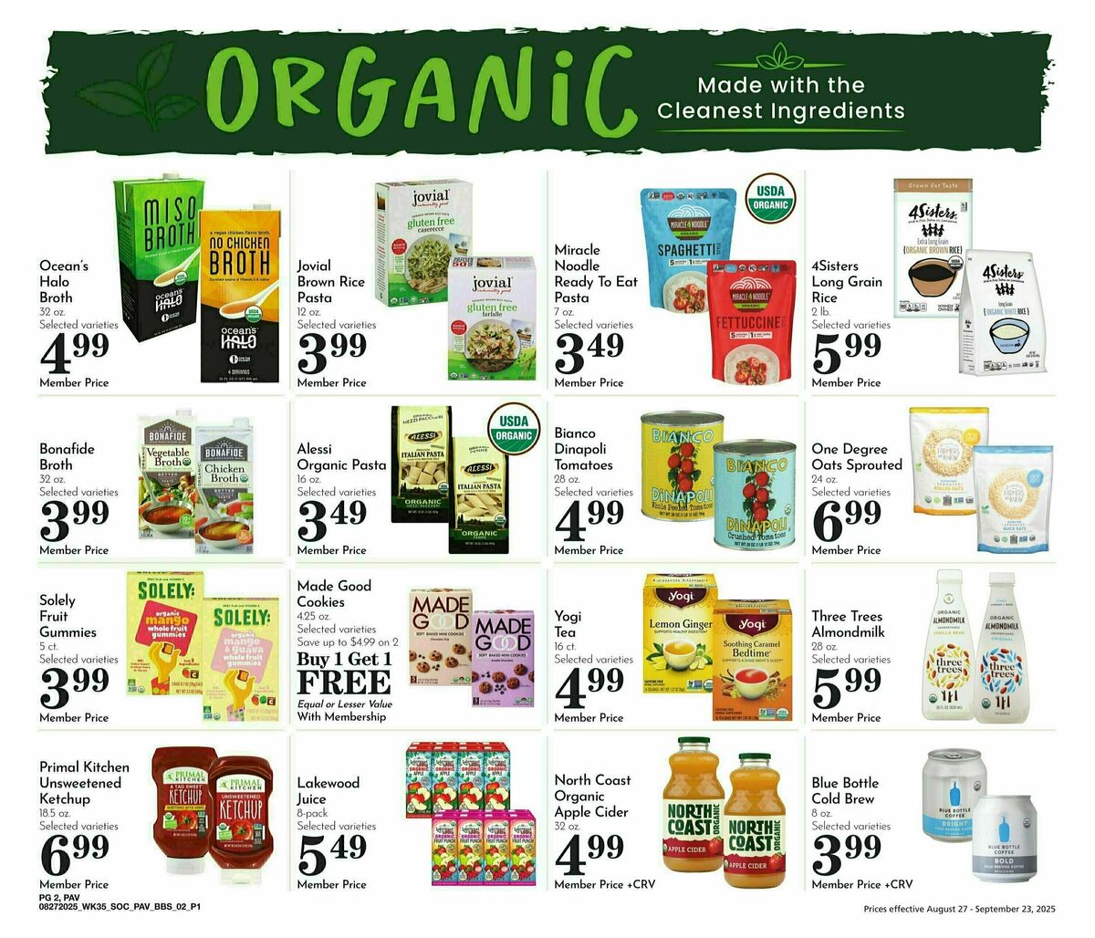 Pavilions Big Book of Savings Weekly Ad from August 27