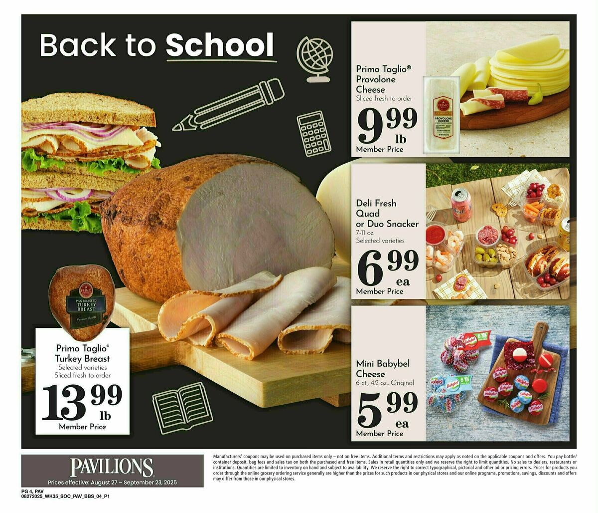 Pavilions Big Book of Savings Weekly Ad from August 27
