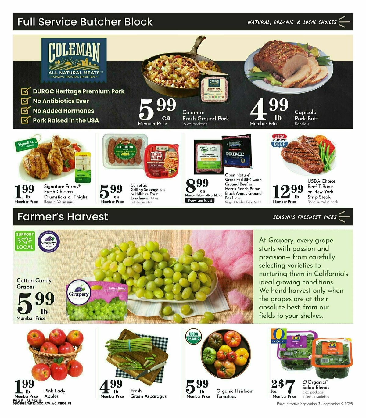 Pavilions Weekly Ad from September 3