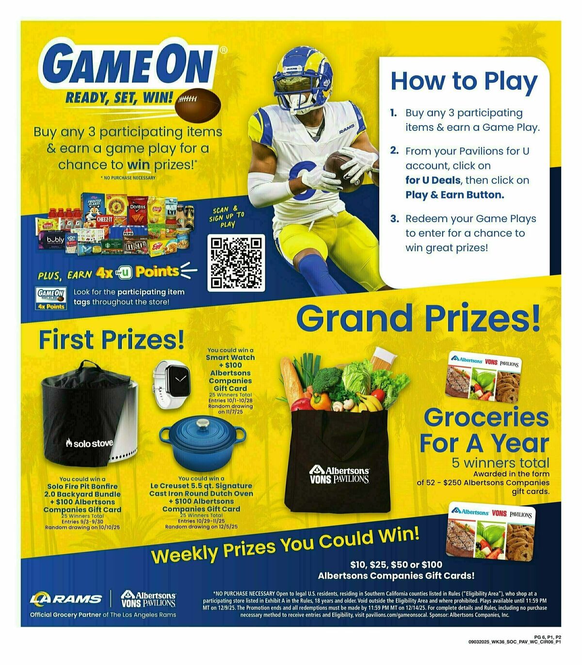 Pavilions Weekly Ad from September 3